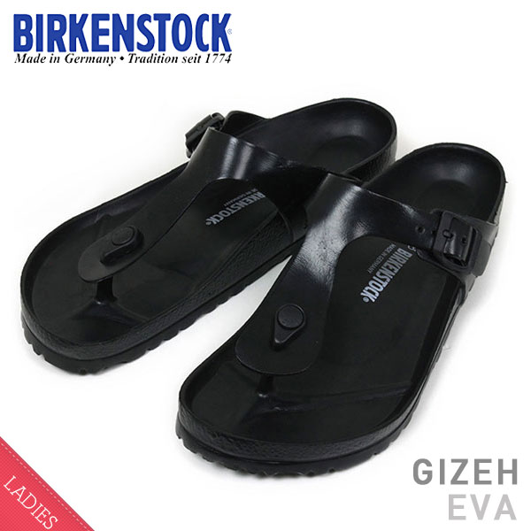 BIRKENSTOCK ビルケンシュトック GIZEH EVA レディース サンダル BLACK レ ...