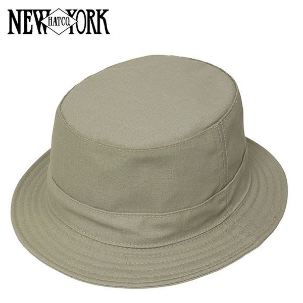 NEW YORK HAT ニューヨークハット CANVAS BUCKET バケットハット KHAKI メンズ レディース キャンバス ハット カーキ アウトドア オールシーズン 折りたたみ #3026 送料無料 楽天 通販 【RCP】のサムネイル