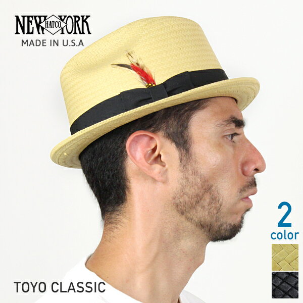 NEW YORK HAT ニューヨークハット Toyo Classic ストローハット 全2色 トー ...