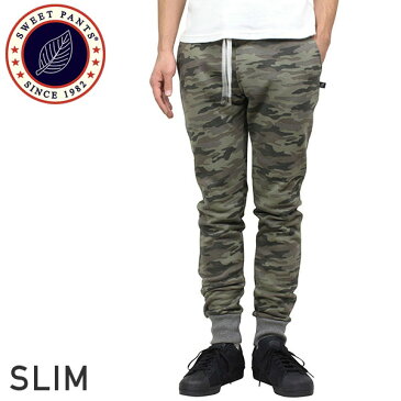 SWEET PANTS スイートパンツ Slim Pants メンズ スウェットパンツ CAMO カモ 迷彩 スリムパンツ テーパード スエット フランス フレンチテリー レディース 聖林公司 HRM 送料無料 楽天 通販 【RCP】