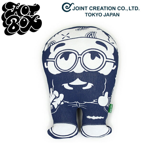 JOINT CREATION × HOT BOX SESSIONS / スマイルピロー Cheech & Chong INDIGO ホットボックス チーチョンインテリア 枕 クッション ギフト プレゼント インディゴ ブルー 送料無料 楽天 通販 【RCP】