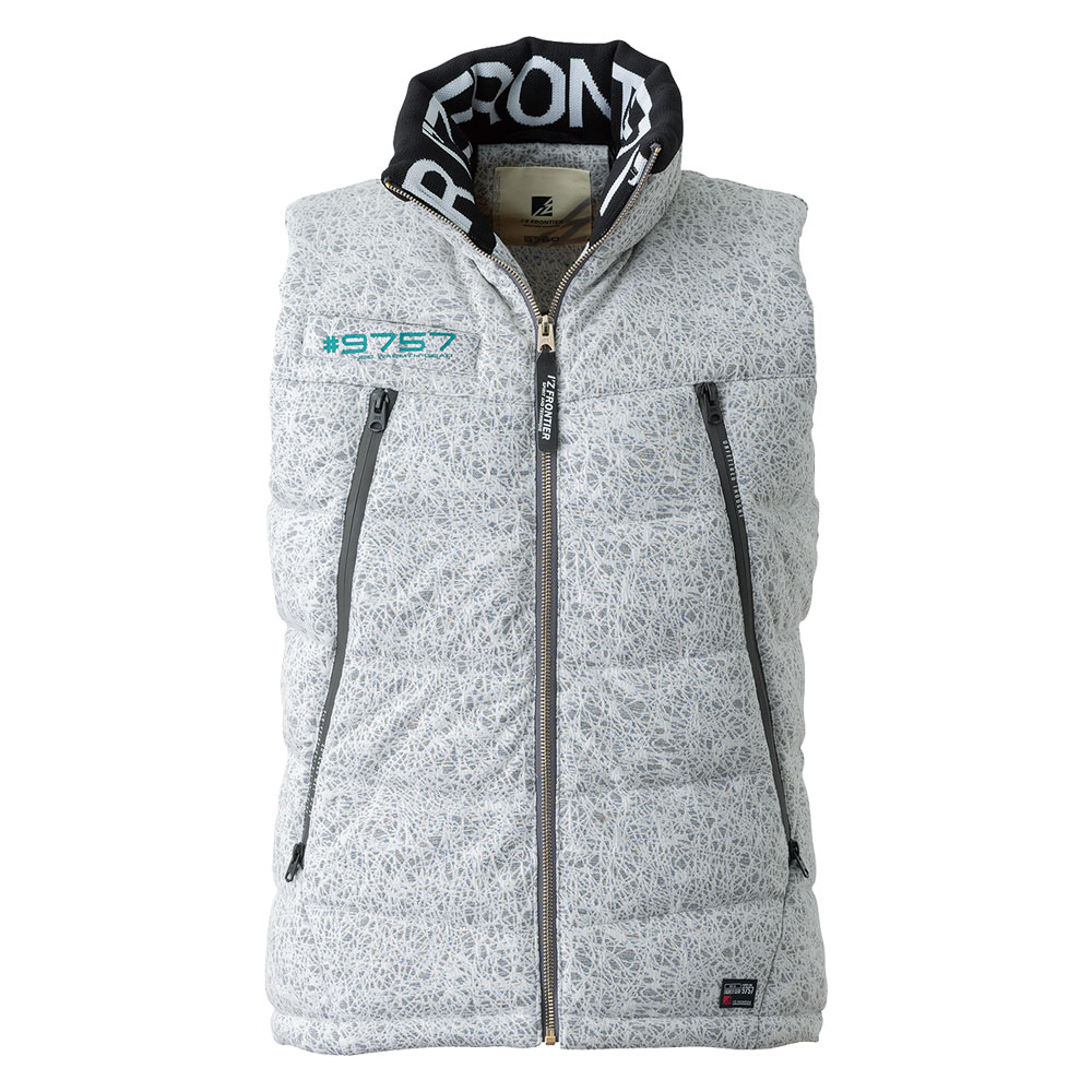 ロサーセン M フード付きダウンジャケット グレー/ホワイト 【公式通販】