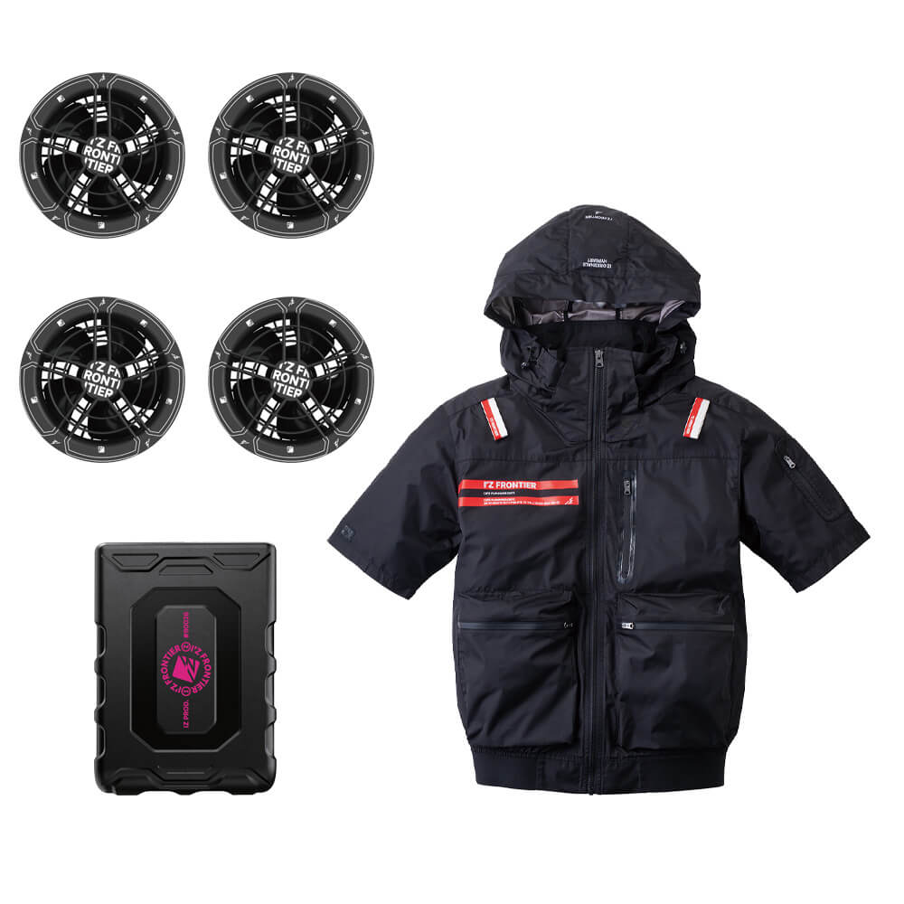 ファン付きウェア 空調服 フルセット 13V バッテリー付 LLサイズアウトドア 楽天市場】アイズフロンティア 空調服 ファン バッテリーセットの通販