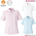 事務服 制服 BONOFFICE ボンオフィス半袖ブラウス RB4563 秋冬新大きいサイズ21号 ボンマックス