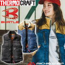 防寒服 バートル BURTLE サーモクラフト デニム防寒ベスト(単品) 5004 THERMOCRAFT サイズS〜XL