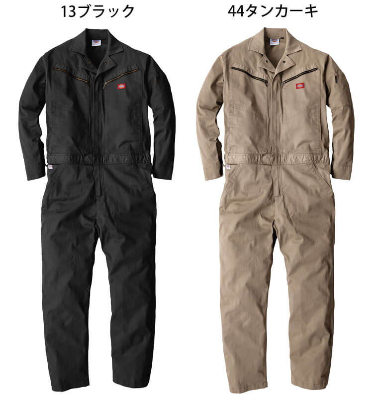 作業服 Dickies ディッキーズ 長袖つなぎ D-726 コーコス CO-COS ストレッチツイル 通年
