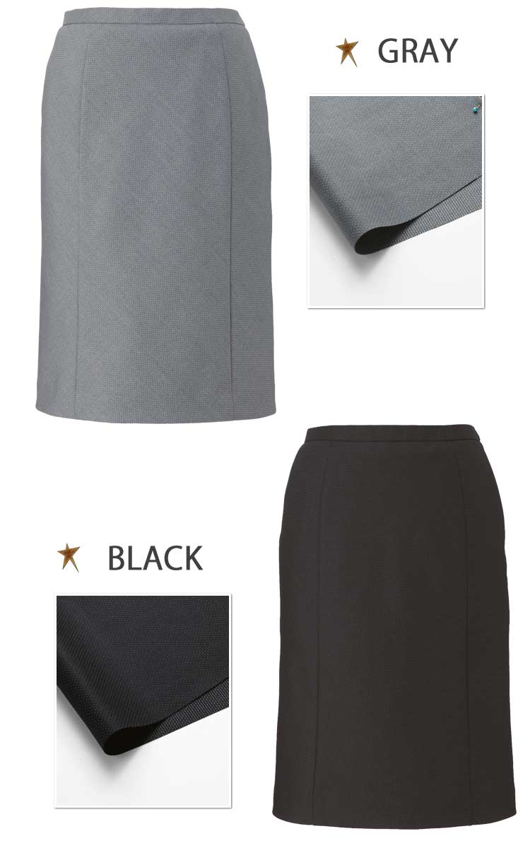 事務服 制服 ENJOY エンジョイ セミタイトスカート EAS583 クールドット カーシーカシマ大きいサイズ23号