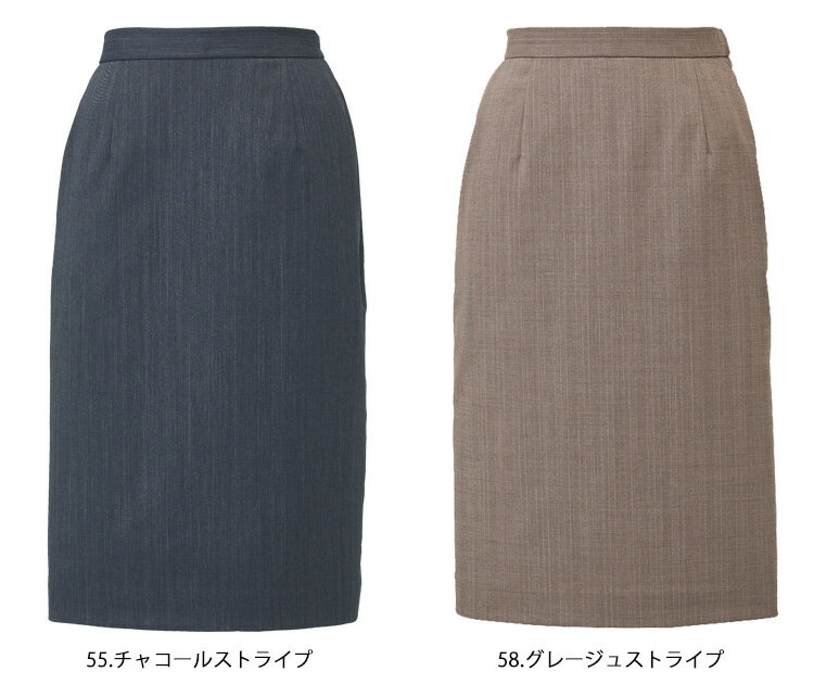 事務服 制服 enjoy エンジョイ カーシーカシマタイトスカート EAS753 秋冬 大きいサイズ23号