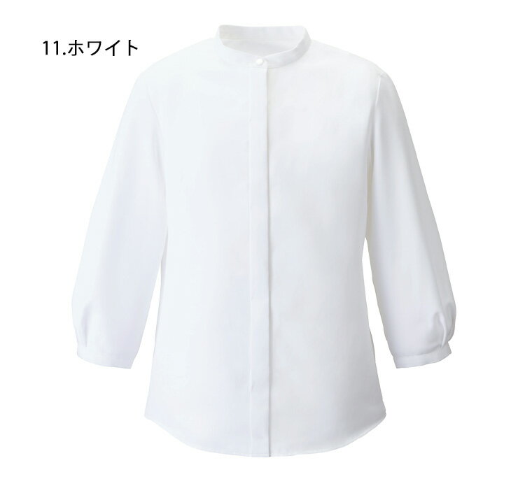 事務服 制服 enjoy エンジョイ カーシーカシマブラウス(七分袖) ESB734 大きいサイズ19号