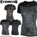 作業服 作業着 春夏インナー EVENRIVER イーブンリバー アイスコンプレッションネオ クルーネック(半袖) GTX05 接触冷感(4)