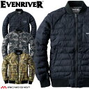 作業服 作業着 防寒 EVENRIVER イーブンリバー 軽量 ファイバーダウンフライトジャケット R129 サイズM〜LL 2024年秋冬新作