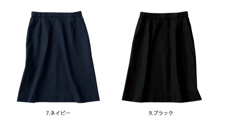 事務服 制服 フォーク ヌーヴォ FOLK nuovo脇ゴムAラインスカート FS45918 プチプラ