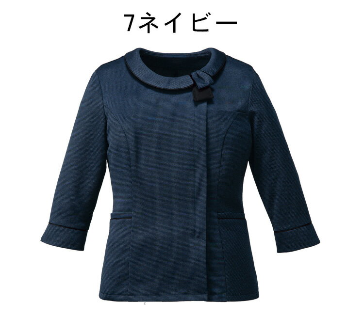 事務服 制服 フォーク ヌーヴォ FOLK nuovoオーバーブラウス(七分袖) FB71330