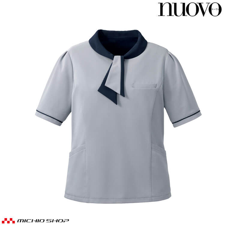 事務服 制服 オフィス FOLK フォーク nuovo ヌーヴォ ポロシャツ FB71483 サイズ19～23号