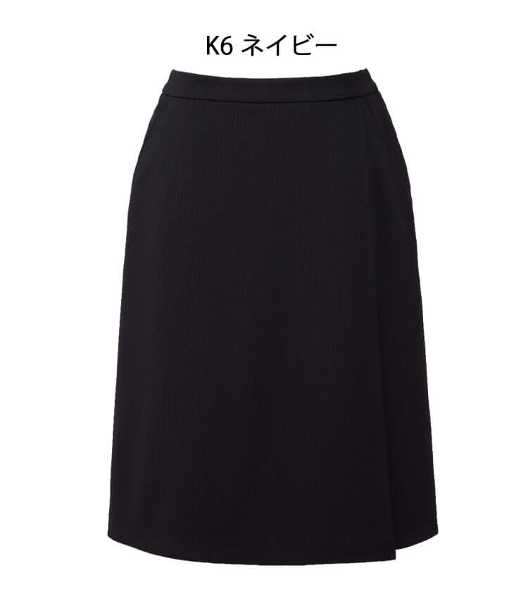 オフィス 事務服 制服 受付 SERVO サーヴォ GROW (グロウ) キュロット GCUL-2156 シャドーストライプ・ニット 2