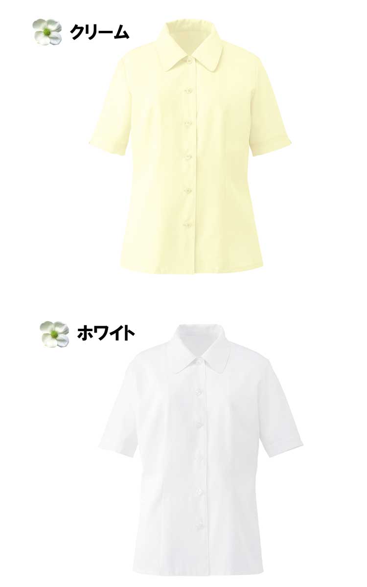事務服 制服 ハネクトーン 半袖ブラウス 8331