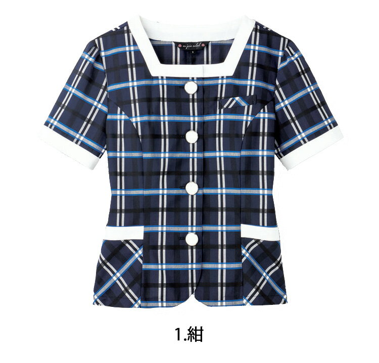 事務服 制服 en joie アンジョアソフトジャケット(オーバーブラウス) 26680