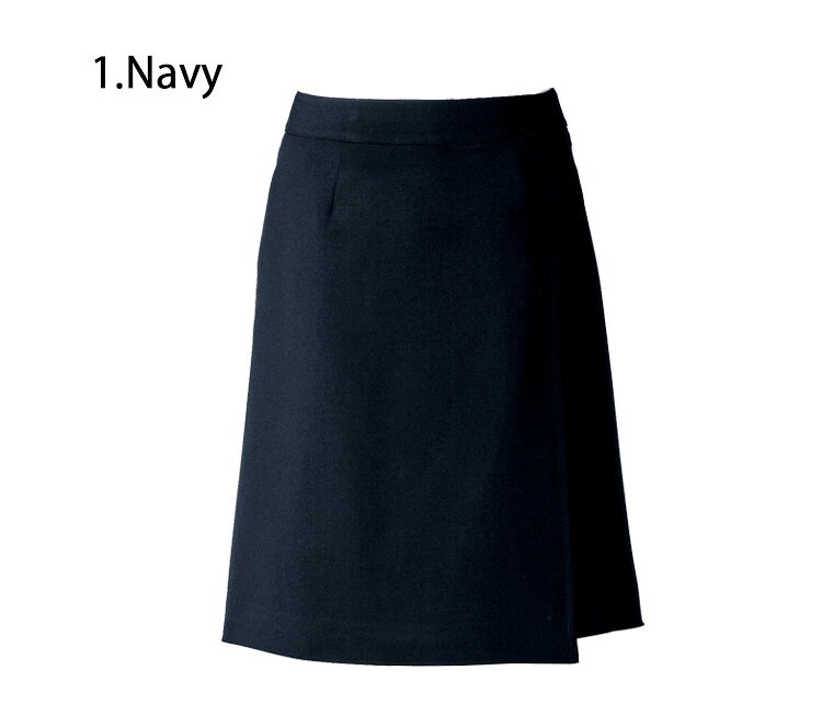 事務服 制服 en joie アンジョア ラップキュロット(50cm丈)71415 2