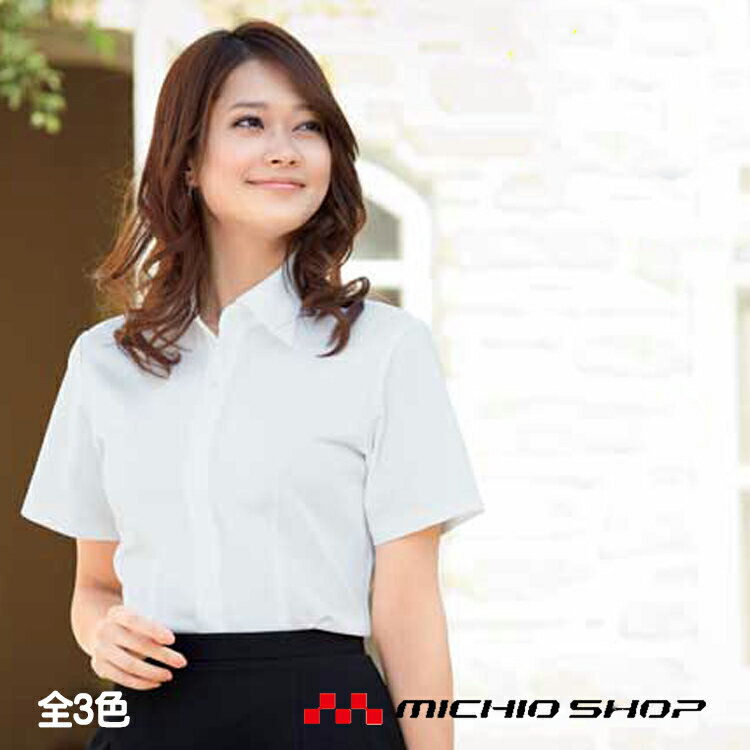 事務服 制服 en joie アンジョア半袖シャツ 06165