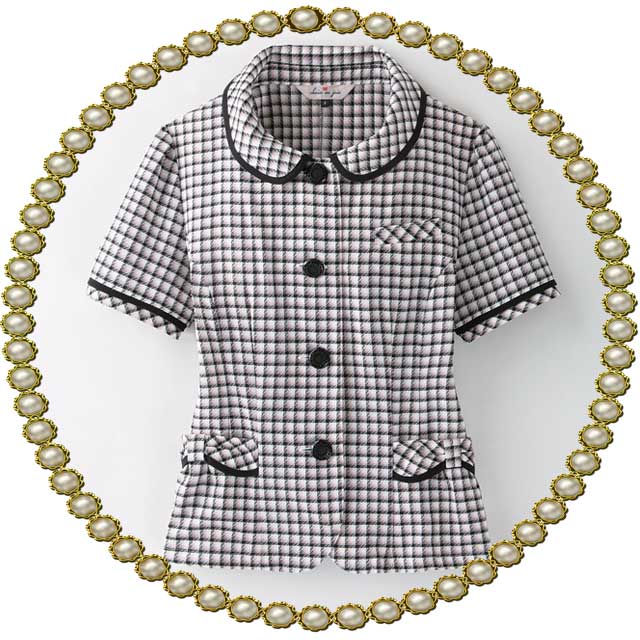 事務服 制服 en joie アンジョアオーバーブラウス 26390大きいサイズ21号・23号 オフィスユニフォームスーツビジネスカジュアル事務服