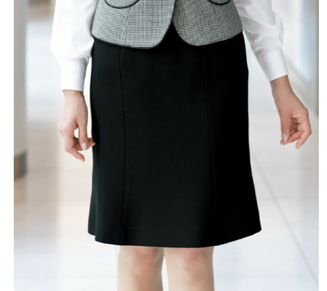 事務服 制服 en joie アンジョアマーメイドスカート（55cm丈）51415大きいサイズ17号・19号オフィスユニフォームスーツビジネスカジュアル事務服