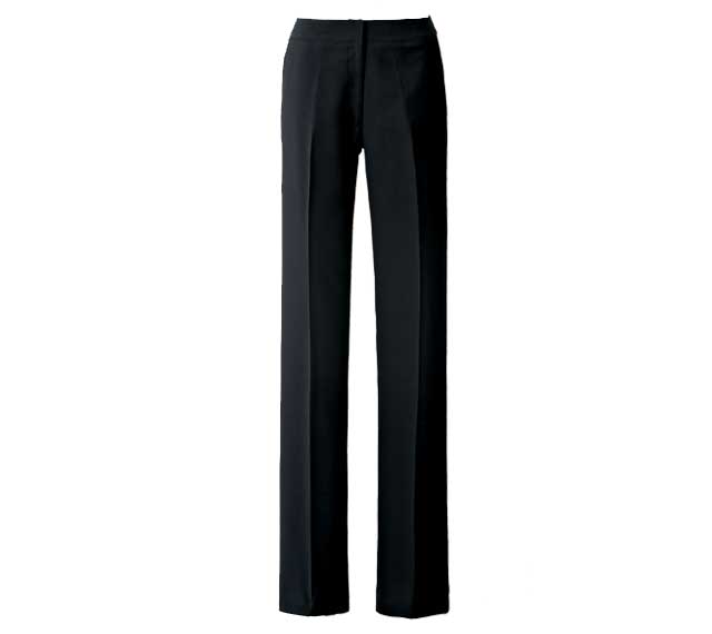 事務服 制服 en joie アンジョアブーツカットパンツ71552大きいサイズ17号・19号オフィスユニフォームスーツビジネスカジュアル事務服