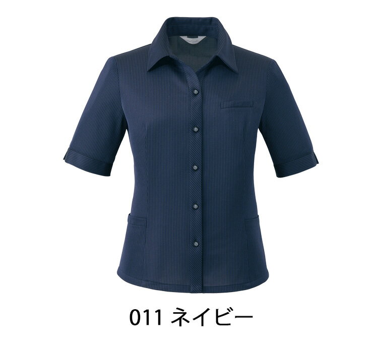 ボンマックス RB4533 半袖ブラウス ピンク (9) サイズ:7G BONOFFICE【送料無料】
