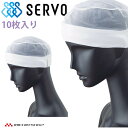衛生帽子 ヘアネットセット(10枚入り) G5070 サーヴォ SERVO フードファクトリー 食品工場白衣