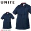 [6月下旬入荷先行予約] 制服 医療 看護 介護 クリニック UNITE ユナイト マタニティ スクラブ 半袖 レディース UN-0406 ストレッチ 吸汗速乾 2024年春夏新作