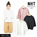 SALE<40%OFF>2021秋冬t【NHT/ニコフラート】ビッグ スリット パーカー≪100cm 110cm 120cm 130cm 140cm 150cm...