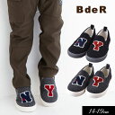 <40%OFF>秋冬t【BdeR/ビーデアールbyBEBE】ワッペン 付き フェルト スリッポン ≪14cm 15cm 16cm 17cm 18cm 19cm≫...