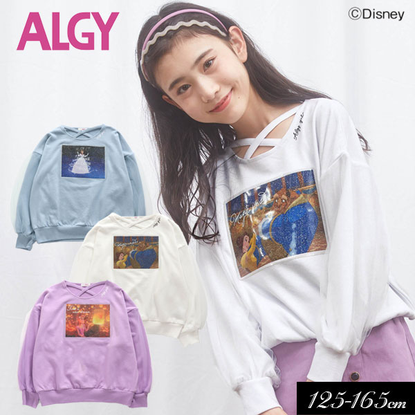 ＜40％OFF＞2020秋冬t【ALGY/アルジー】ディズニーキャラクター トレーナー≪130cm 140cm 150cm 160cm≫子供服 キッズ 女の子 女児 子ども ジュニア 小学生 中学生 通学