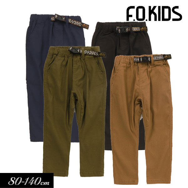 ＜60％OFF＞2021秋冬【F.O.KIDS/エフオーキッズ】ラク ピケ クライミング パンツ_ストレッチ 10分丈≪80cm 90cm 95cm 100cm 110cm 120cm 130cm 140cm≫男の子 女の子 ズボン 子供服 ストレッチ