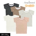 ＜50％OFF＞2022秋冬【ampersand/アンパサンド】かくれんぼ インナー あったか ショートスリーブ Tシャツ_起毛≪80cm 90cm 95cm 100cm 110cm 120cm 130cm 140cm≫キッズ ベビー 肌着 シャツ 半袖 起毛 かわいい