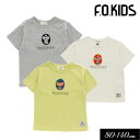 ＜40％OFF＞2023夏【F.O.KIDS/エフオーキッズ】マスクマン 3柄 サガラ ワッペン Tシャツ≪80cm 90cm 95cm 100cm 110cm 120cm 130cm 140cm≫子供服 キッズ 女の子 男の子 女児 男児 子ども Tシャツ 新作