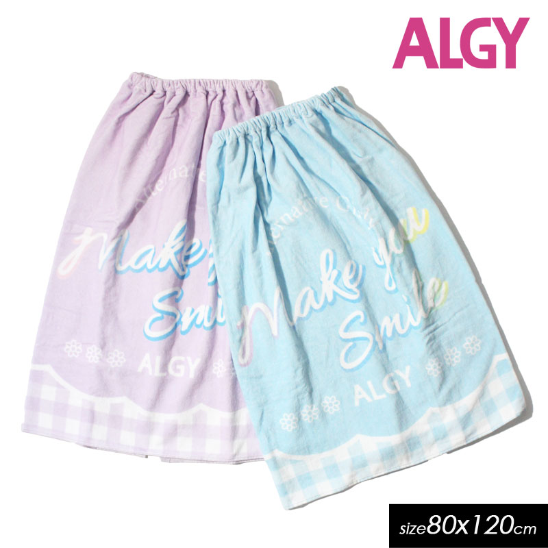 ＜10％OFF＞2024夏t【ALGY/アルジー】ALGY 裾チェック柄 ラップ タオル ≪80cm丈≫FO エフオーキッズ 女の子 キッズ ジュニア 可愛い おしゃれ かっこいい 子供服 スイム お着替え 巻きタオル 水泳用品 バスタオル 小学生 中学生 DAY2のサムネイル