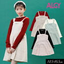 <40%OFF>2024秋冬t【ALGY/アルジー】パールストラップワンピ&リブニット セット≪130cm 140cm 150cm 160cm≫ワンピース FO...