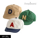 クリアランスセール<60%OFF>2024秋冬【ampersand/アンパサンド】ワンポイント ワッペン キャップ≪48-50cm 52-54cm 56-58c...