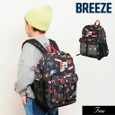 2025秋入荷t【BREEZE/ブリーズ】TOMICA×BREEZE プレイリュック ≪Free≫トミカ キッズ 通園 通学 遠足 子供用 リュックサック スタ...