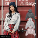 <10%OFF>2025秋冬t【algy/アルジー】ダブルジップ グランジ パーカー≪130cm 140cm 150cm 160cm≫キッズ ジュニア 小学生 ...