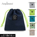 2025春【ampersand/アンパサンド】カジュアル巾着_S≪18x16cm≫入園グッズ 入学準備 サブバッグ コップ入れ マスク袋 マスク入れ 歯ブラシ入...