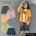 <10%OFF>2025夏st【F.O.KIDS/エフオーキッズ】ウエストコード ハーフ パンツ 5分丈≪80cm 90cm 100cm 110cm 120cm...