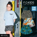 <10%OFF>2025夏【F.O.KIDS/エフオーキッズ】水陸両用 総柄 パンツ 5分丈≪80cm 90cm 100cm 110cm 120cm 130cm...