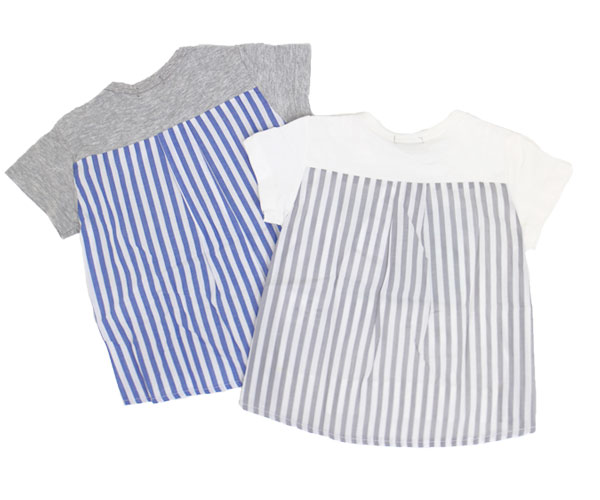 ＜50％OFF＞2019夏 セール【STUDIO MINI/スタジオミニby丸高衣料】バック切替えTシャツ90cm 100cm 110cm 120cm 130cm 140cm子供服 キッズ 男の子 女の子 男児 女児 子ども