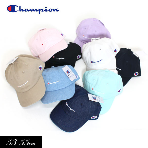 2023秋冬【Champion/チャンピオン】ツイル デニム キャップ≪Free/53-55cm≫男の子 女の子 こども服 キッズ 帽子 ハット キャップ CAP≪店頭受取対応商品≫のサムネイル