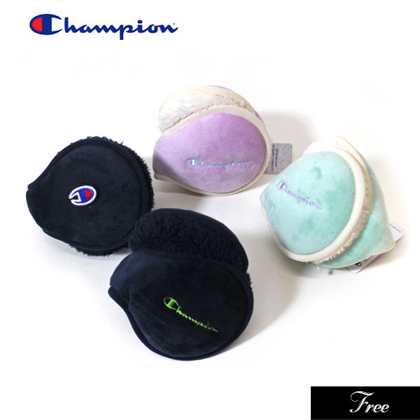 ≪定形外220円発送可≫2023秋冬t【Champion/チャンピオン】ベロア イヤーマフ≪Free≫男の子 女の子 こども服 キッズ 耳当て バックアーム あったか 暖か 防寒≪店頭受取対応商品≫のサムネイル