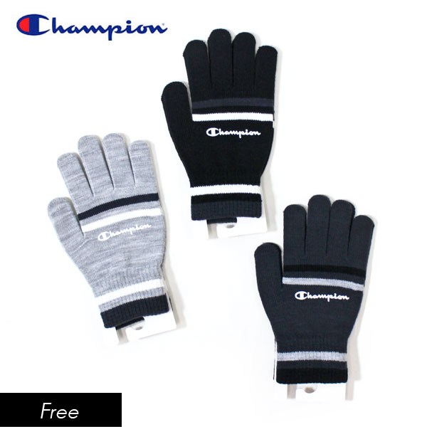 まとめ割クーポンでmax30％OFF！2023秋冬【Champion/チャンピオン】ジュニア用 ビッグ のびのび 手袋 滑り止め付き子供服 五本指 子供用手袋 男の子 小学生 中学生 キッズ ジュニア あったかい あたたか てぶくろ 手ぶくろ 雪遊び スキー スノボ 防寒 防風のサムネイル