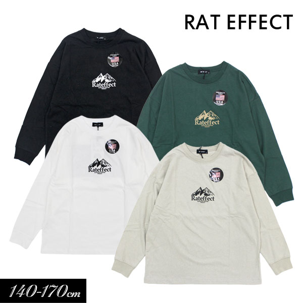 5/19・20は全品P5倍！＜30％OFF＞2024春【RAT EFFECT/ラットエフェクト】ART MOUNTAIN ロング Tシャツ≪..