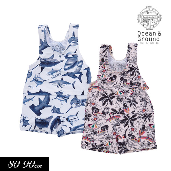 ＜30％OFF＞2023夏【Ocean＆Ground/オーシャンアンドグラウンド】Boy's ベビー グレコ水着/UVカット≪80..