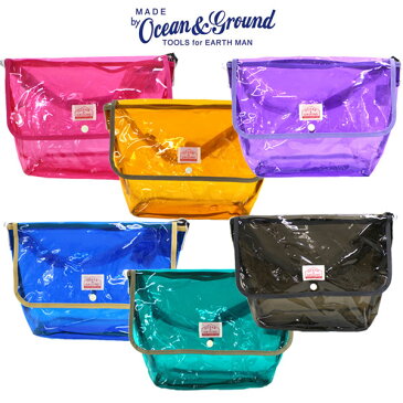 あす楽！定番tt【Ocean＆Ground/オーシャンアンドグラウンド】VENICE ショルダープールBAGスイム 水着バッグ ビーチバッグ ビニールバッグ 肩掛け≪Free≫　オーシャン＆グラウンド